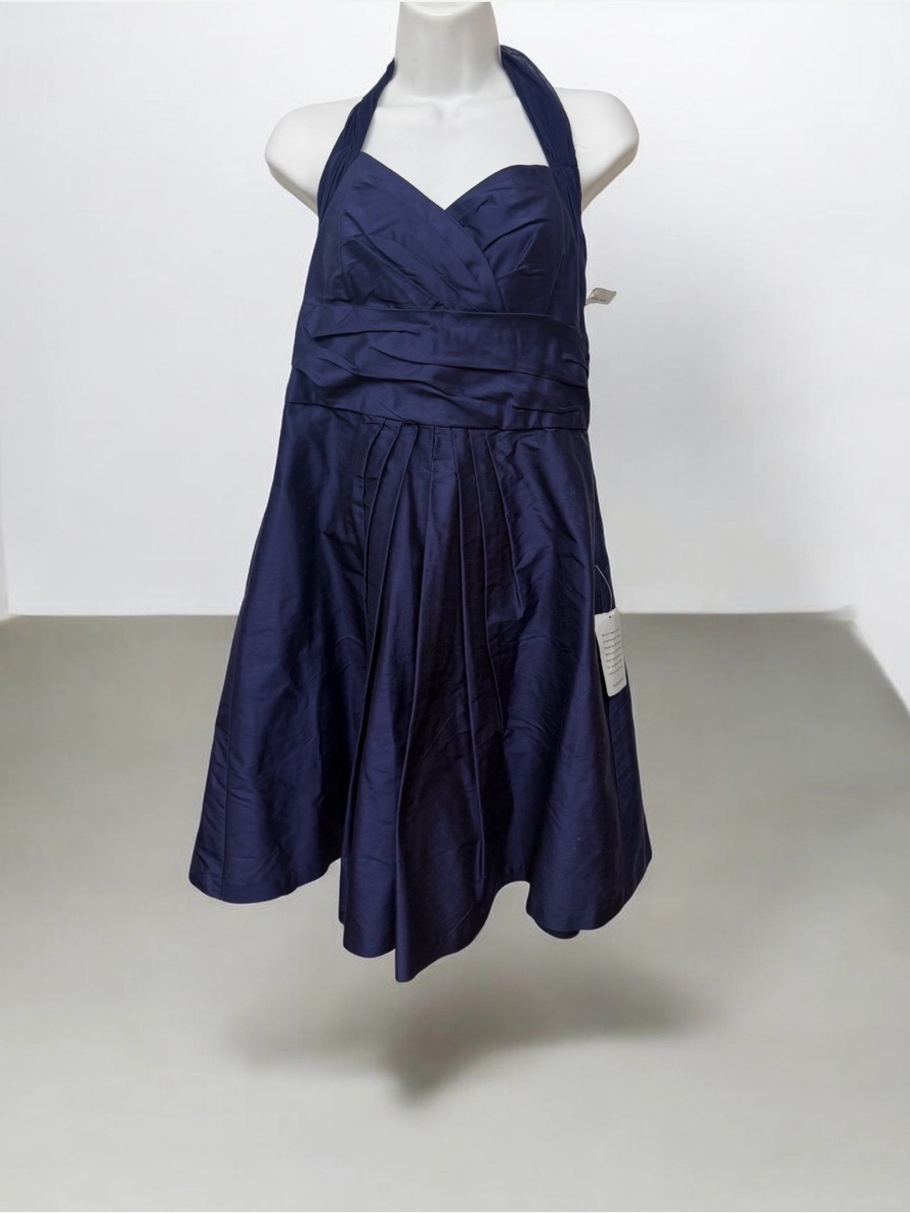Nordstrom Navy One-Shoulder Cocktail Dress